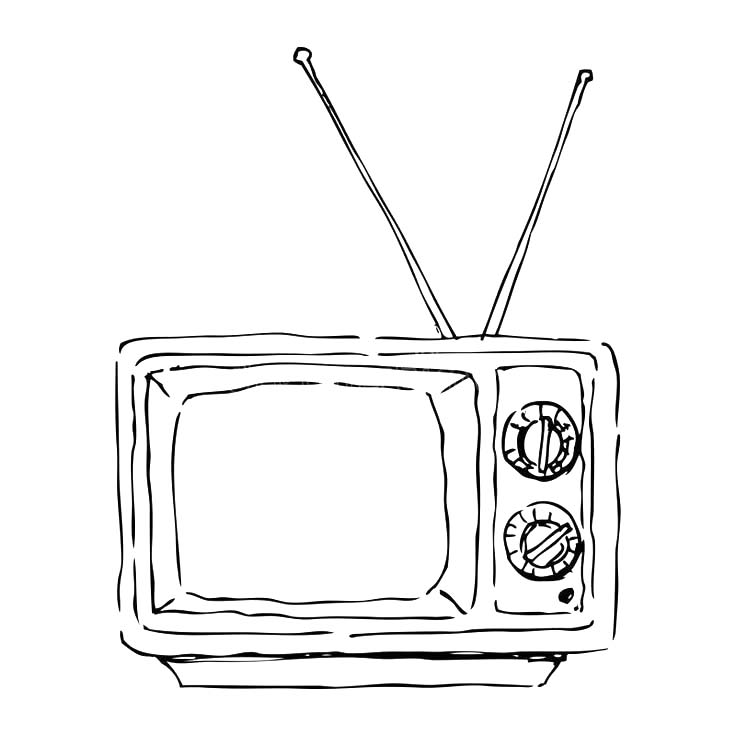 Dibujos de Televisión en niños para colorear