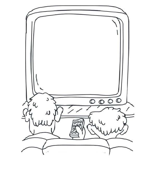 Dibujos de Televisión gratis en niños para colorear