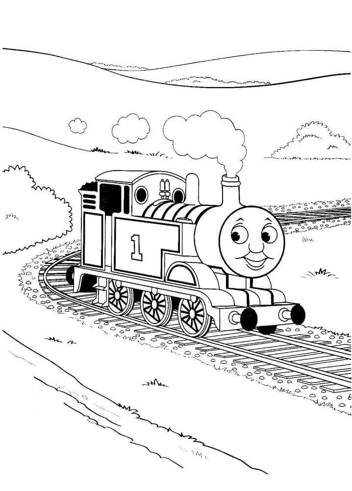 Thomas El Tren 1 para colorir