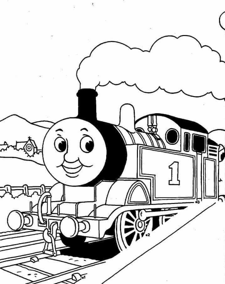 Thomas El Tren 2 para colorir