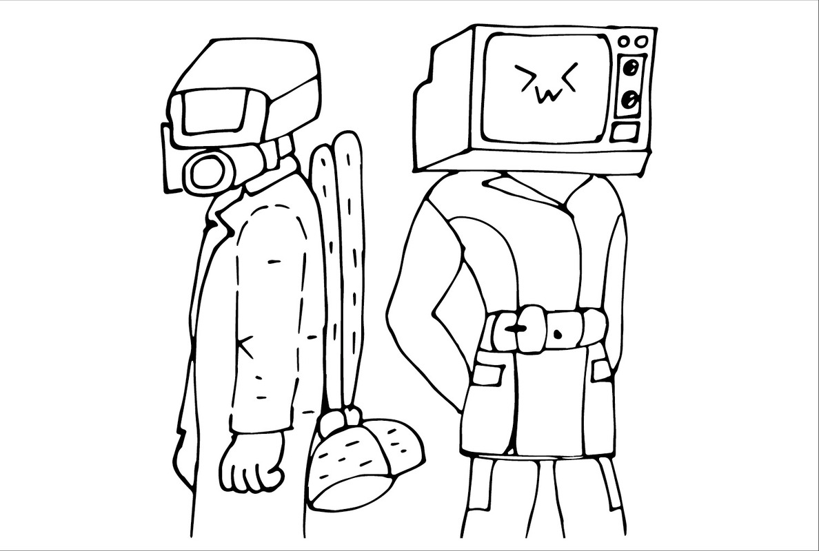 Dibujos de TV Man gratis para colorear