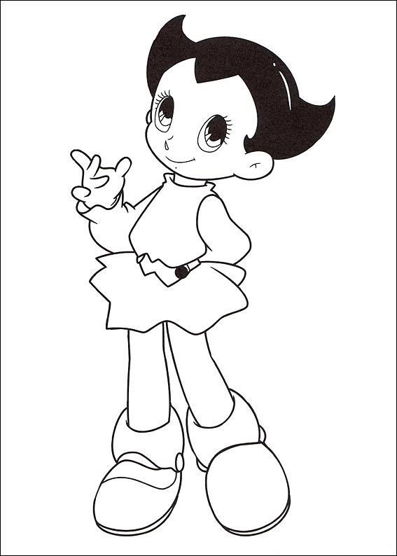Uran De Astro Boy para colorir