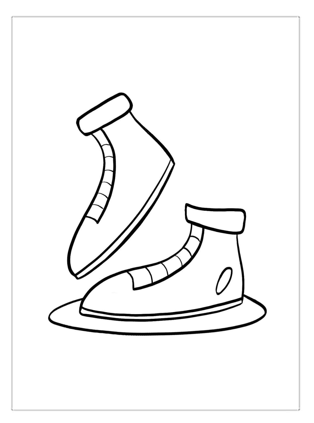 Zapato coloring pages