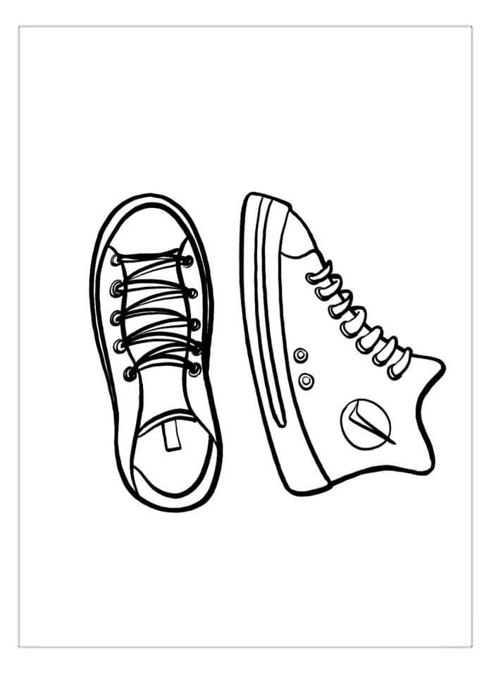 Dibujos de Zapatos Perfectos para colorear
