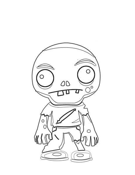 Zombi coloring pages