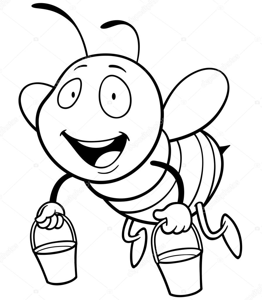 1571359490_depositphotos_78908214-stock-illustration-cartoon-bee para colorir