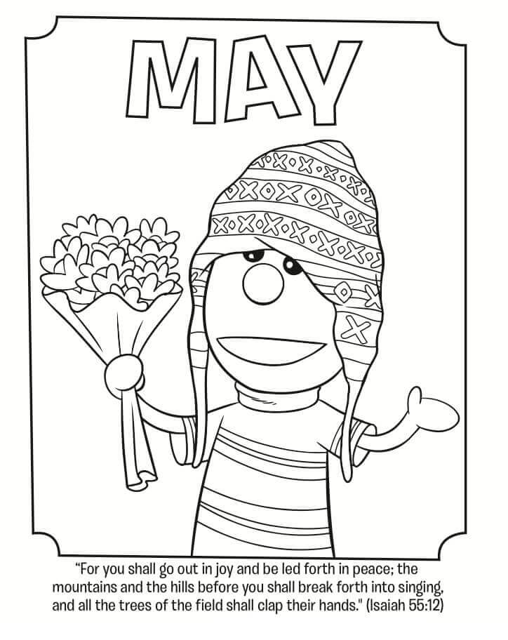 Dibujos de 4 de Mayo para colorear