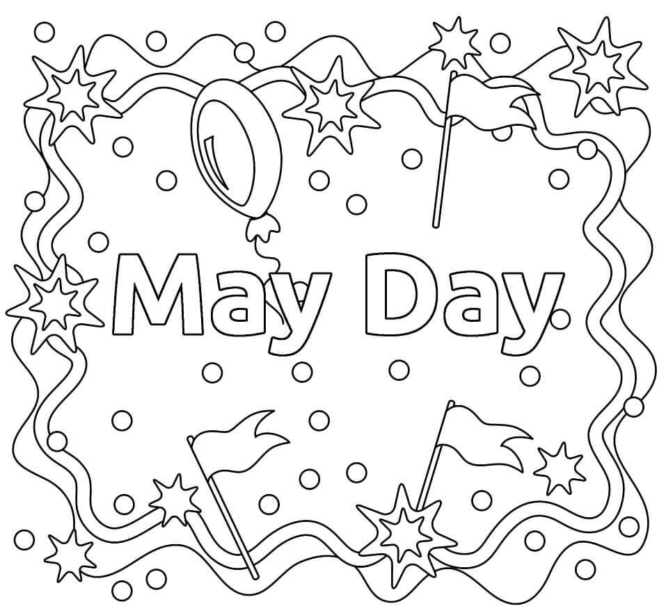 Dibujos de 5 de Mayo para colorear