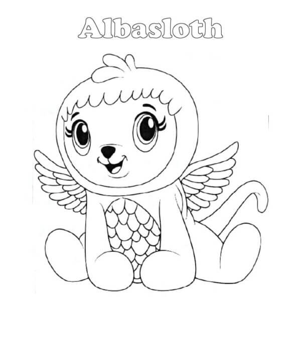 Dibujos de Albasloth para colorear