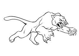 Dibujos de Ataque de Puma para colorear