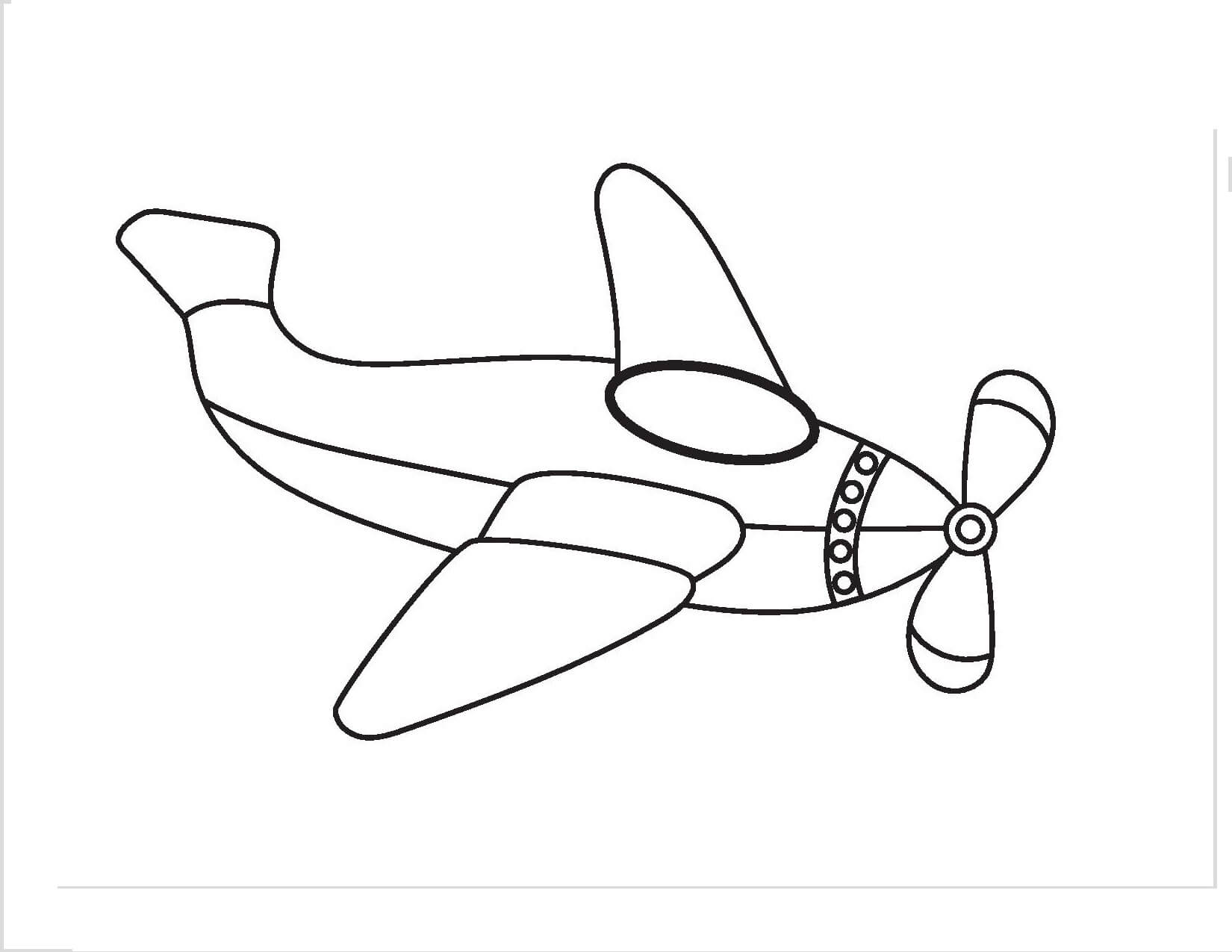 Dibujos de Aviones Pequeños para colorear