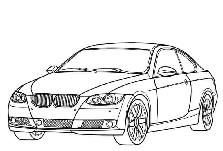 BMW 6 para colorir