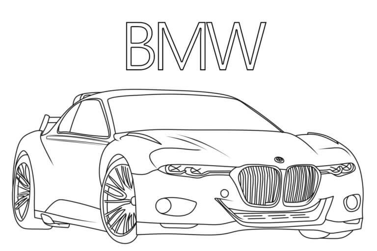 Dibujos de BMW Básico para colorear