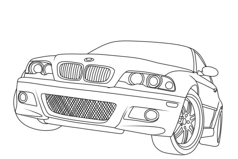 Dibujos de BMW Normales para colorear
