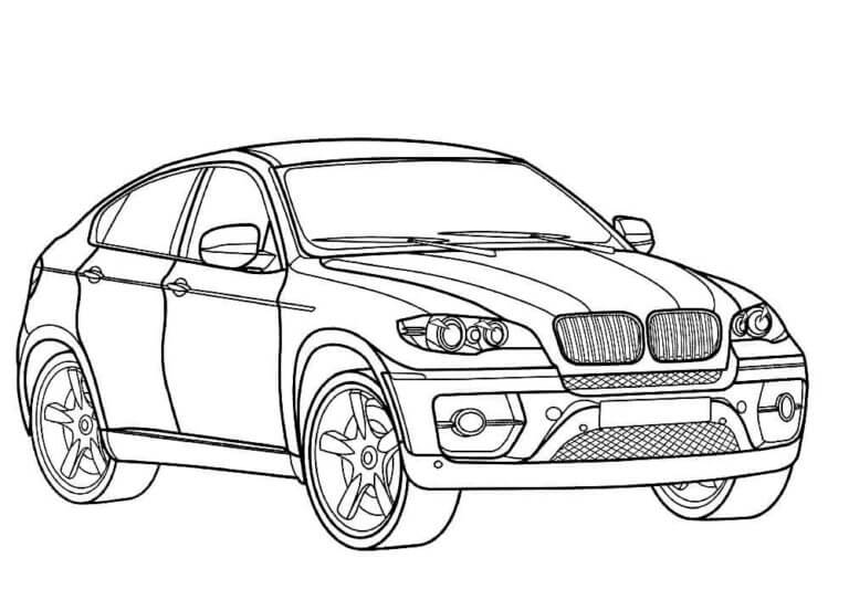 BMW X6 para colorir