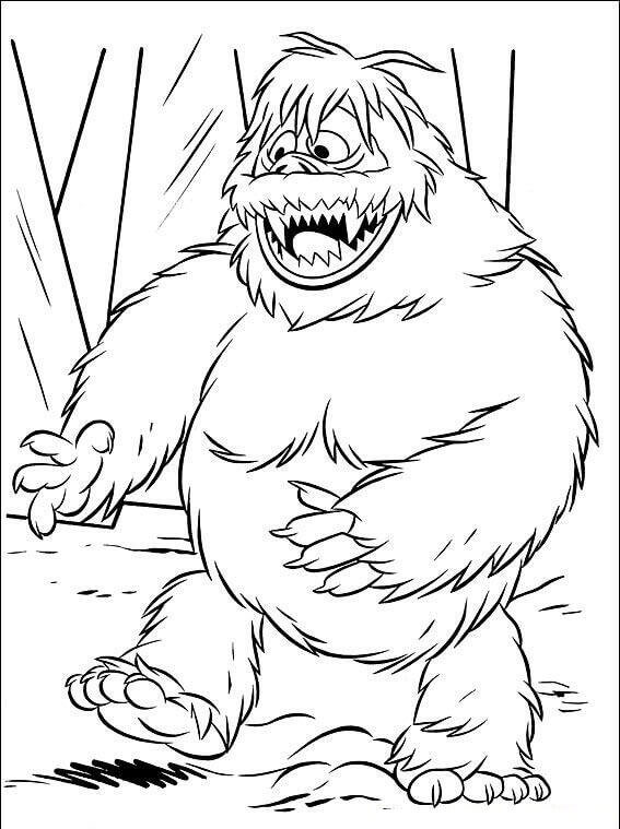 Bigfoot Gordo para colorir