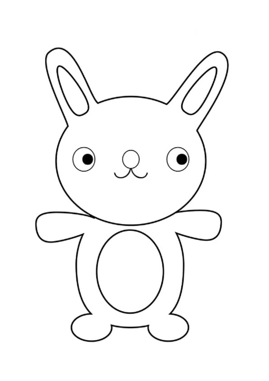 Dibujos de Buen Conejo para colorear