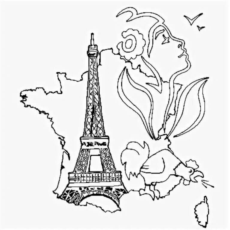 Dibujos de Bueno Francia para colorear