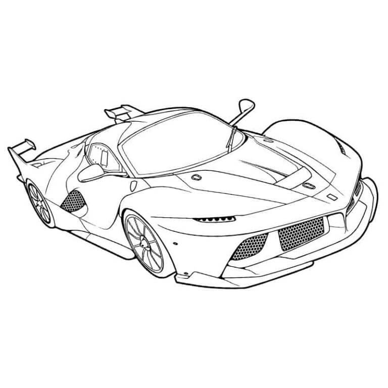 Dibujos de Bugatti Sintonizado para colorear