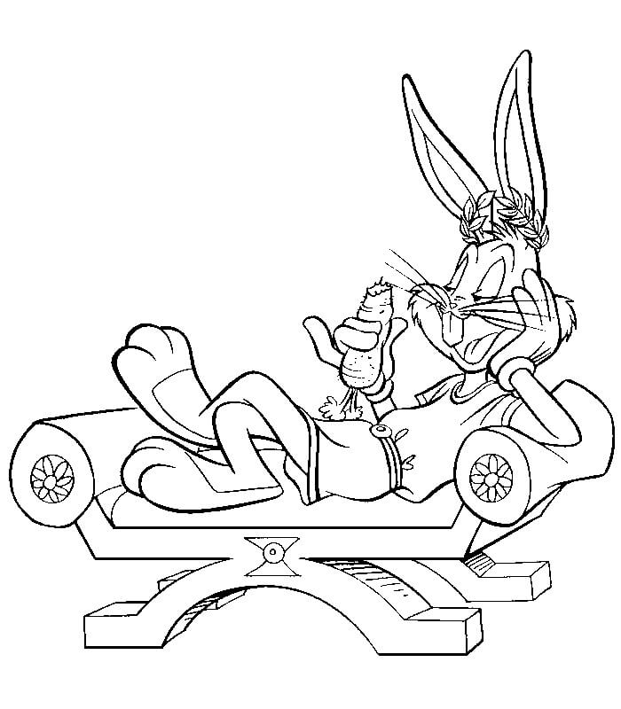 Dibujos de Bugs Bunny Imprimible para colorear