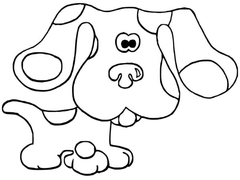 Dibujos de Cachorro Amistoso Divertido para colorear