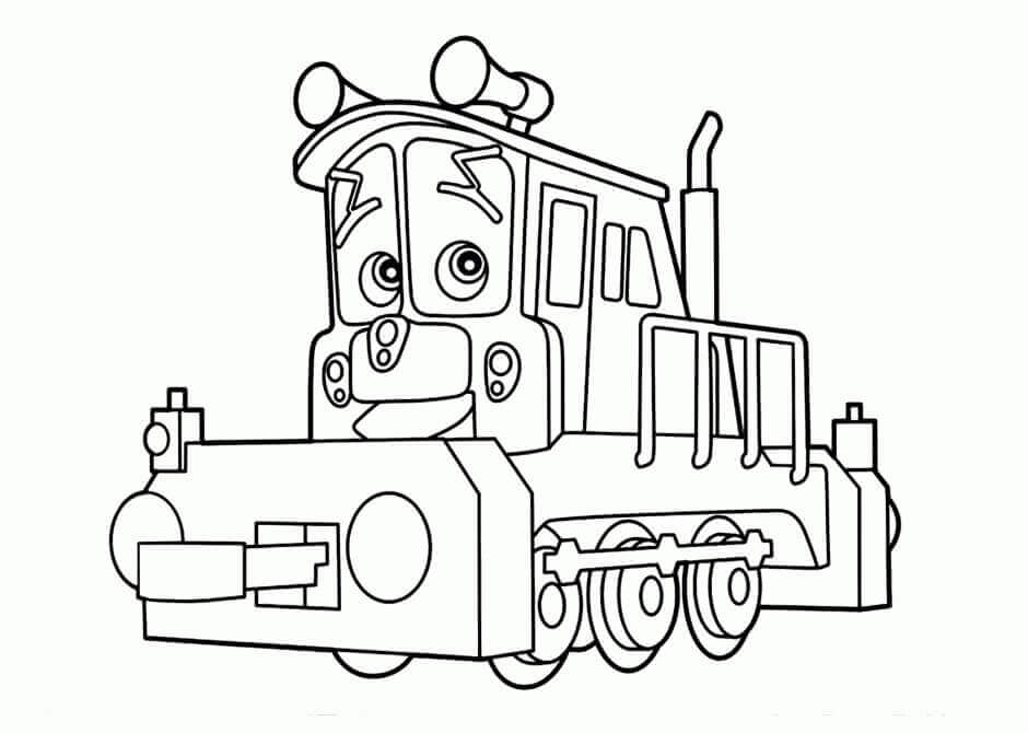 Calley de Chuggington para colorir