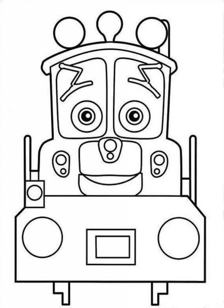 Dibujos de Calley en Chuggington para colorear