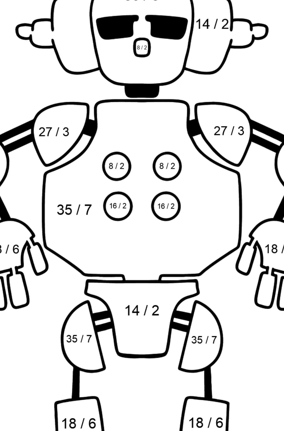 Dibujos de Camaleón Robot para colorear