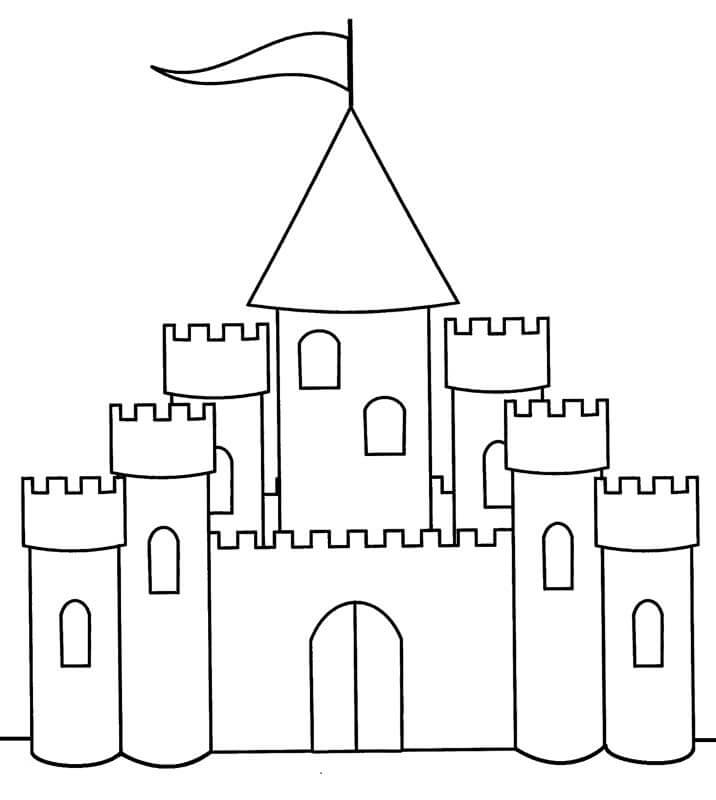 Castillo Perfecto para colorir