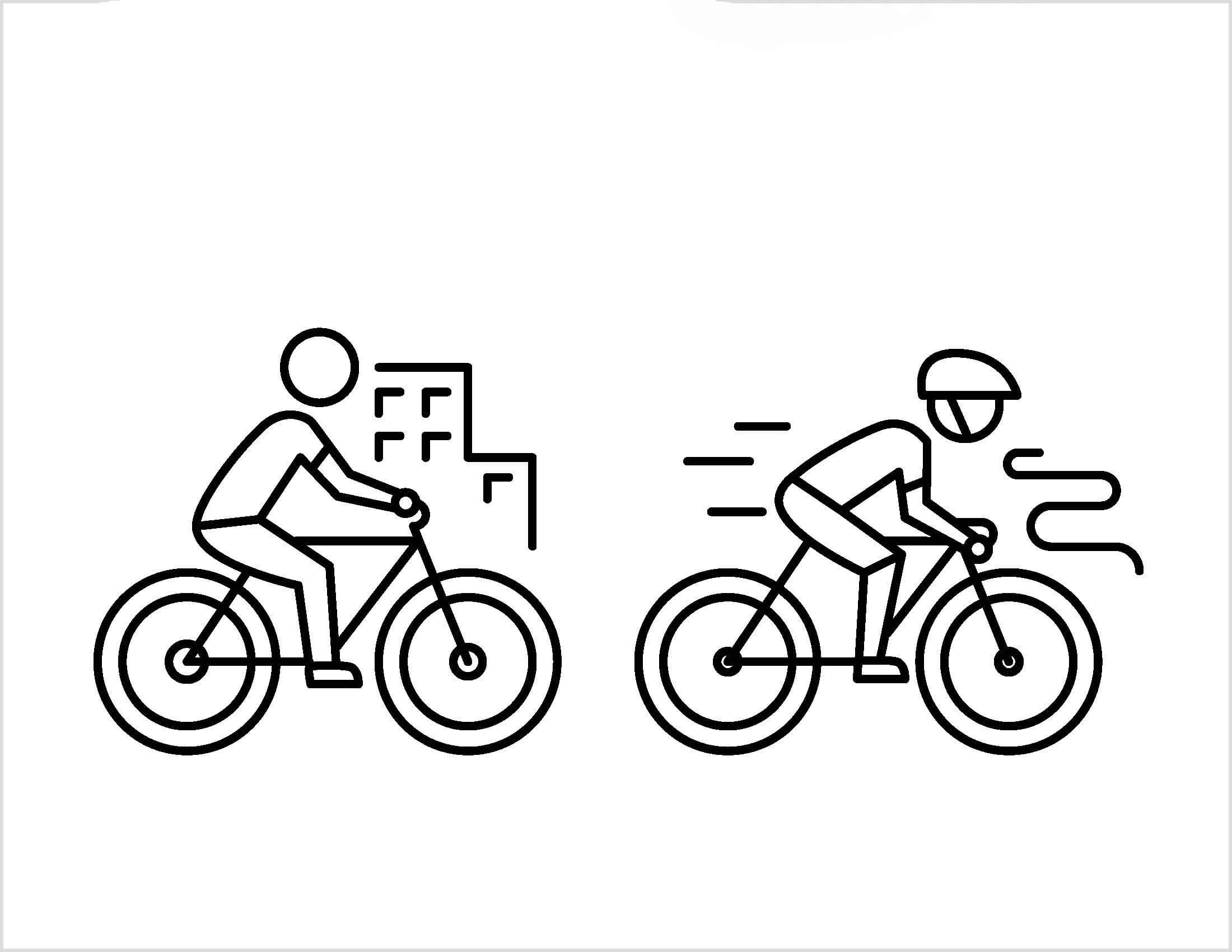 Dibujos de Ciclismo en Línea para colorear