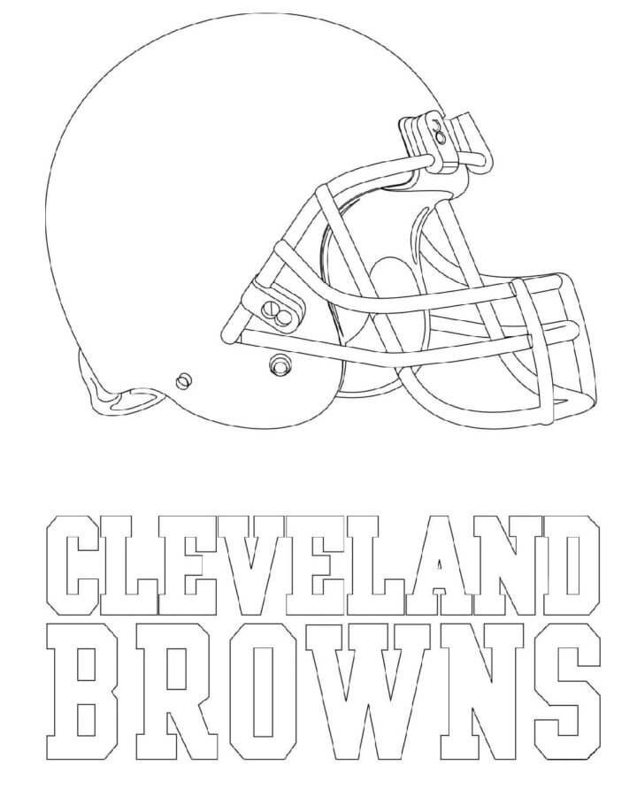 Club De La NFL De Los Cleveland Browns para colorir
