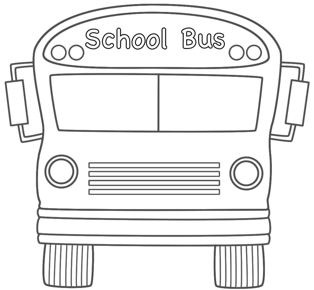 Colección de Autobús Escolar para colorir