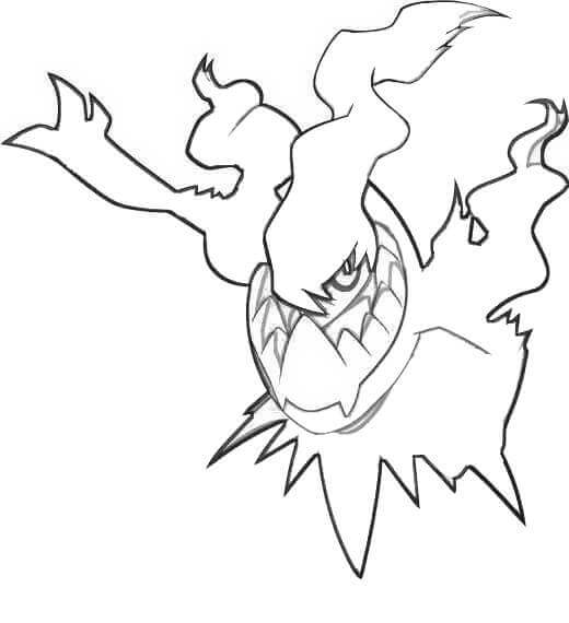 Darkrai 2 para colorir