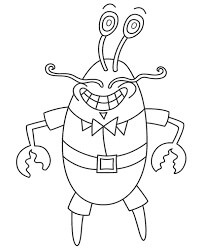 Dibujando Mr Krabs para colorir