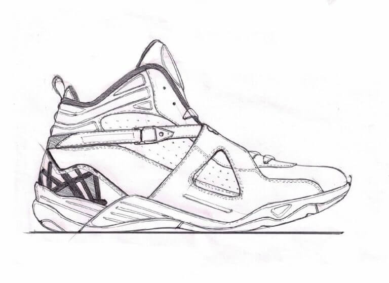 Dibujo Air Jordan para colorir