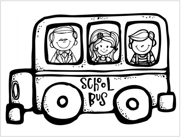 Dibujo Autobús Escolar para colorir