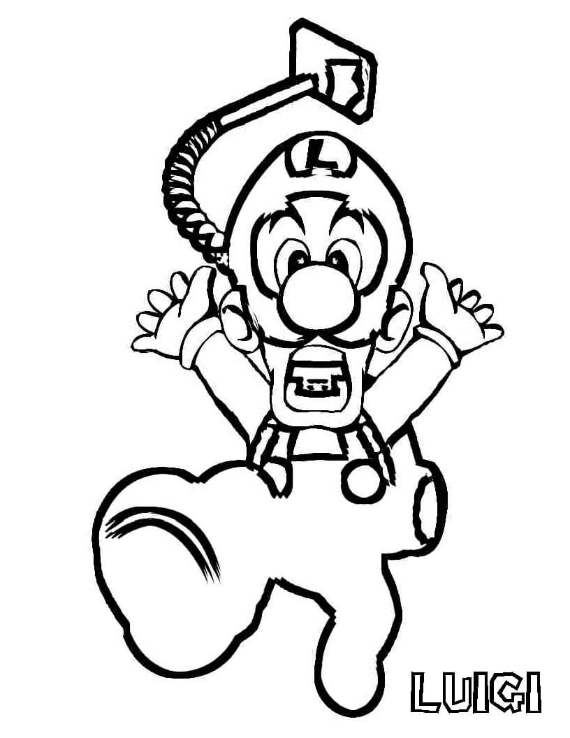 Dibujo Buceador Luigi para colorir