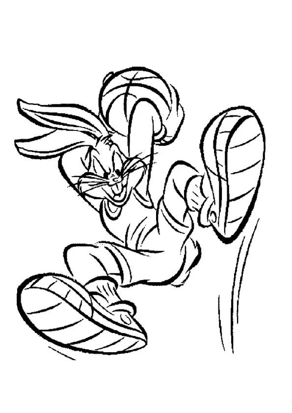 Dibujo Divertido Bugs Bunny para colorir