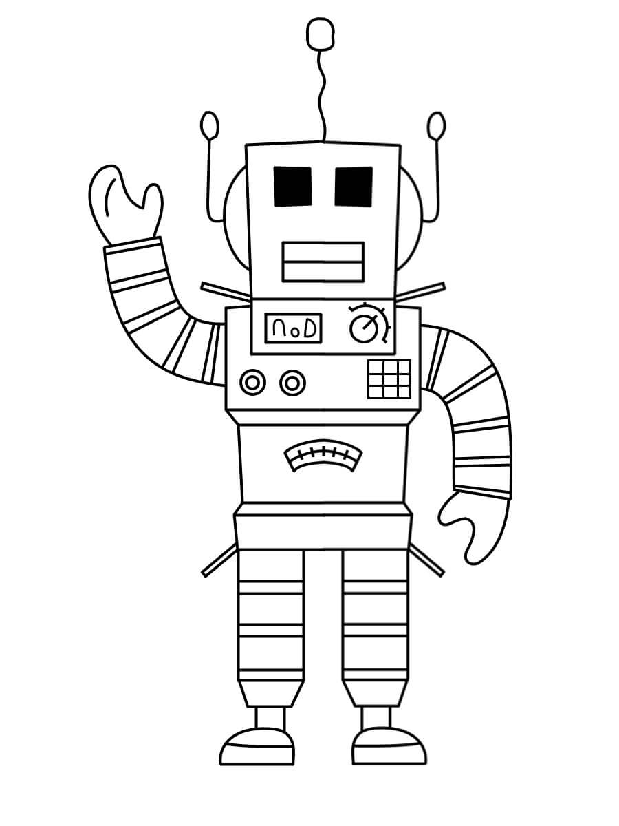 Dibujo Robot Guy Roblox para colorir