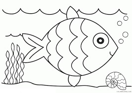 Dibujos de Dibujo de Pescado para colorear