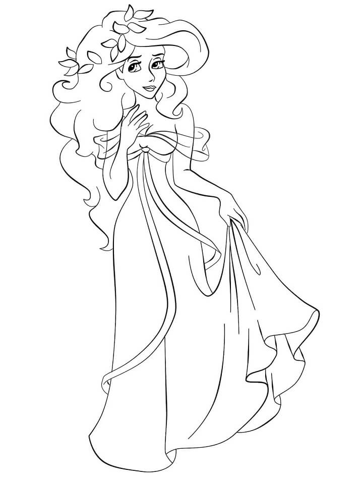 Disney Giselle para colorir