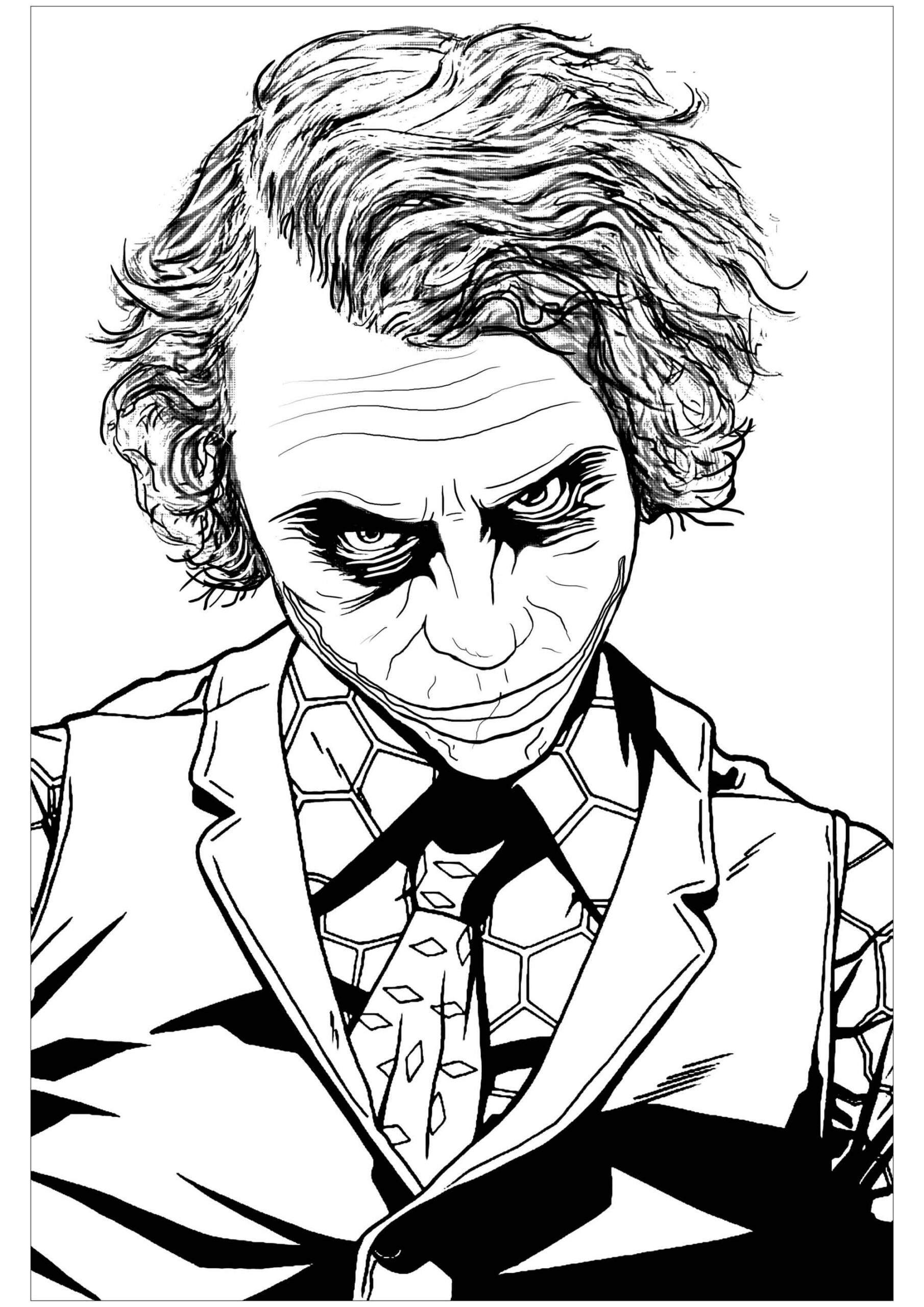 El Libro Mayor de Salud del Joker para colorir