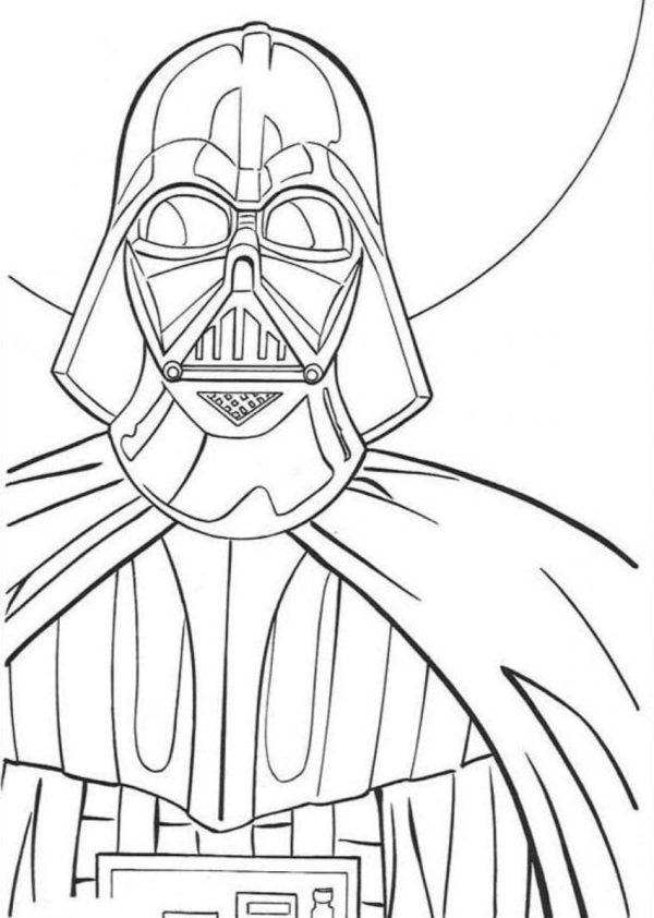 Dibujos de El Villano Principal De Star Wars para colorear