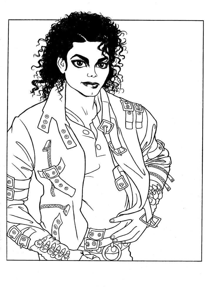 Dibujos de Entra en el Mágico Mundo de Michael Jackson para colorear