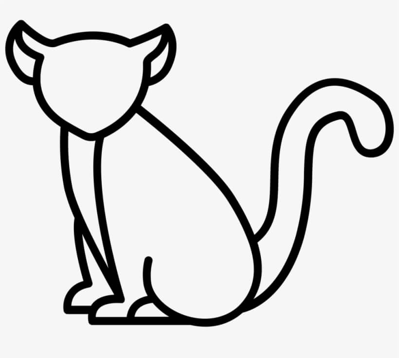 Dibujos de Esquema de Lémur para colorear
