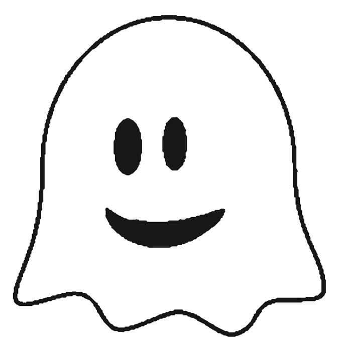 Fantasma en Pacman para colorir