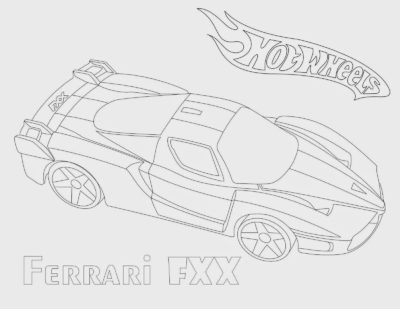 Ferrari FXX para colorir