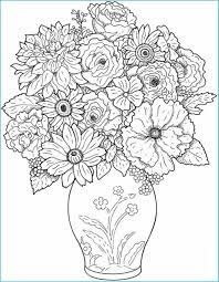 Dibujos de Florero de la Flor para colorear