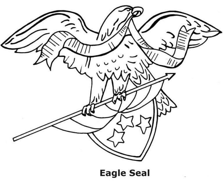 Dibujos de Foca Águila para colorear