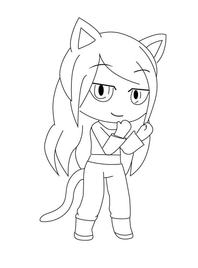 Gacha Life coloring pages